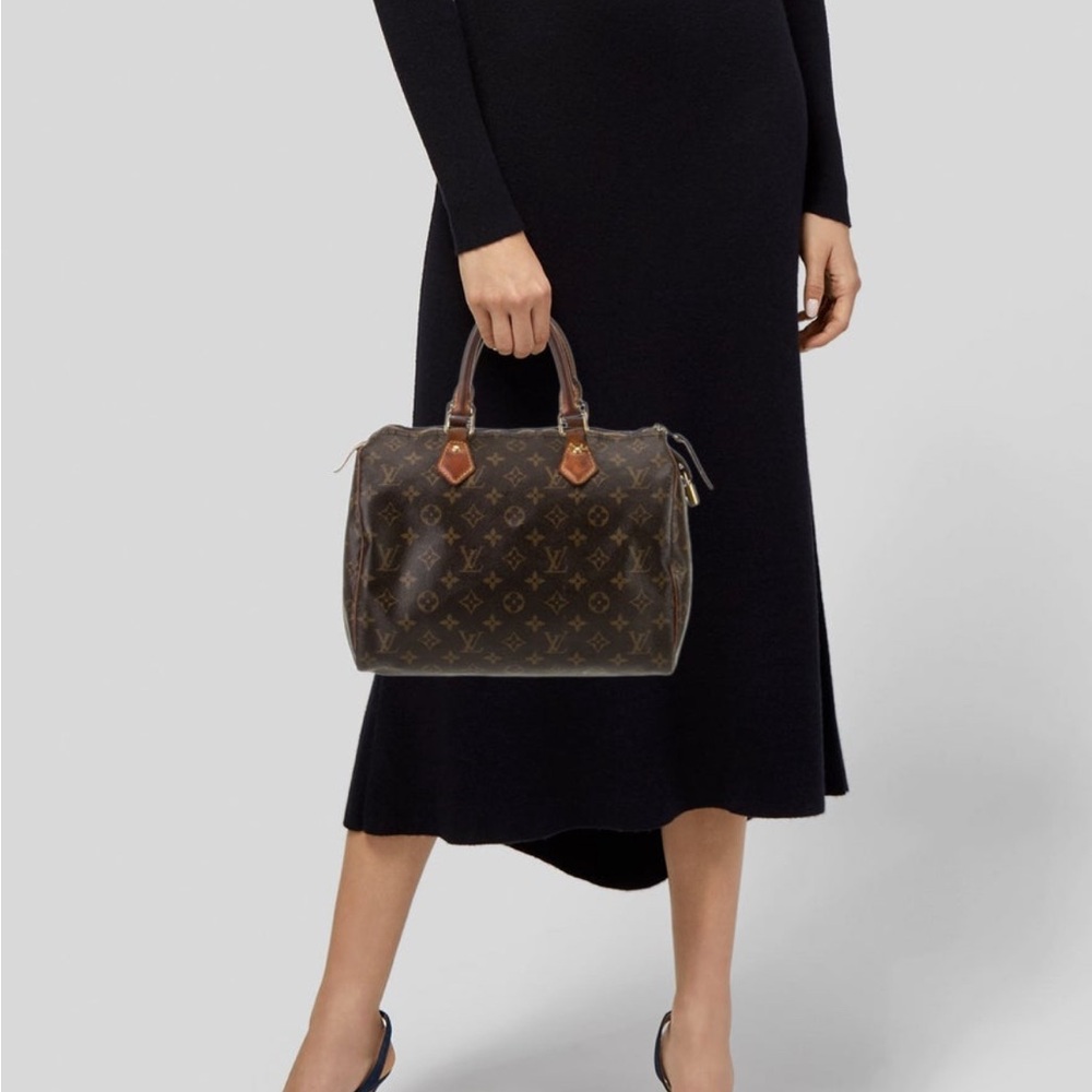 Louis Vuitton Speedy 30 Brown Monogram Satchel